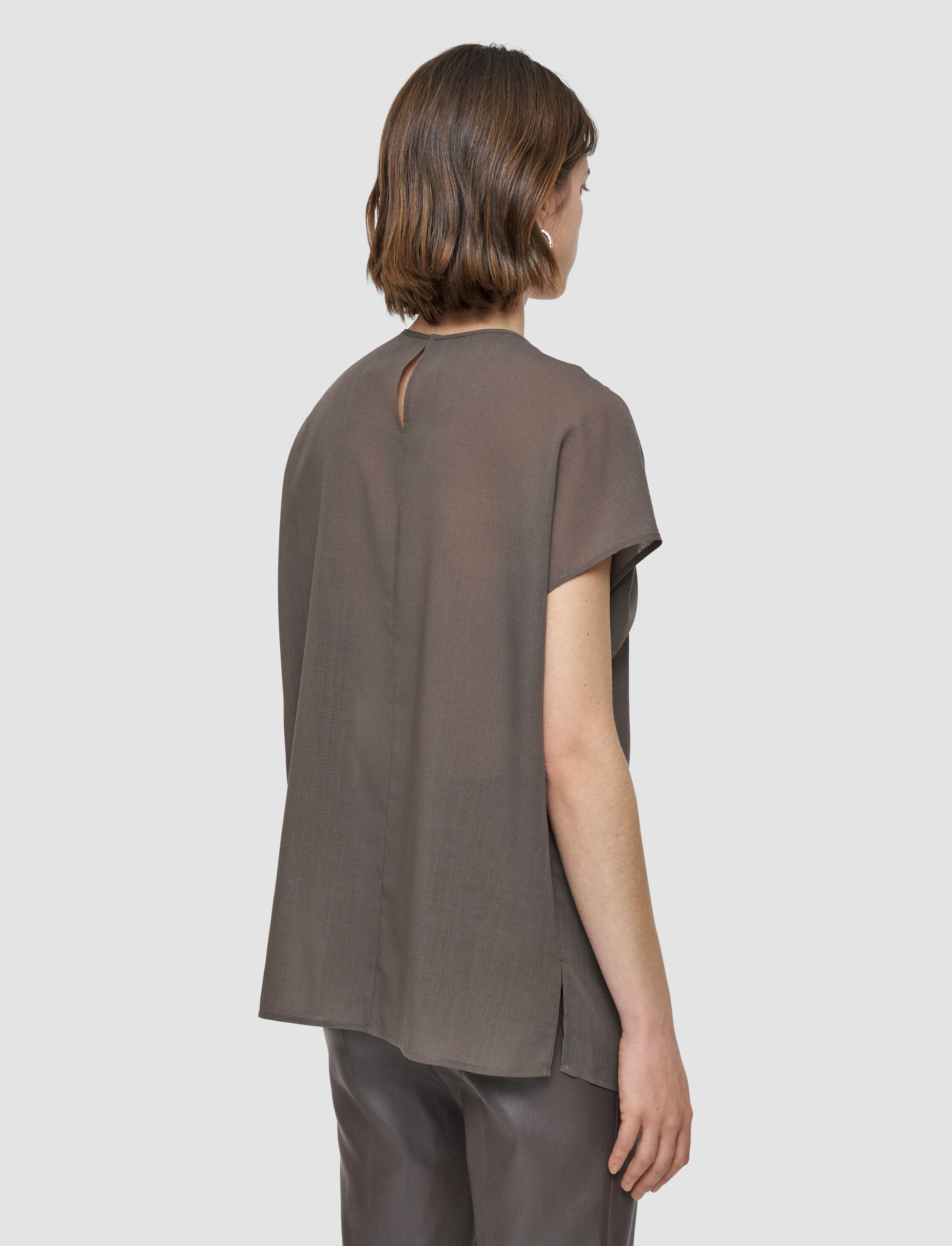 brown-broca-sheer-fine-wool-blouse-JOSEPH