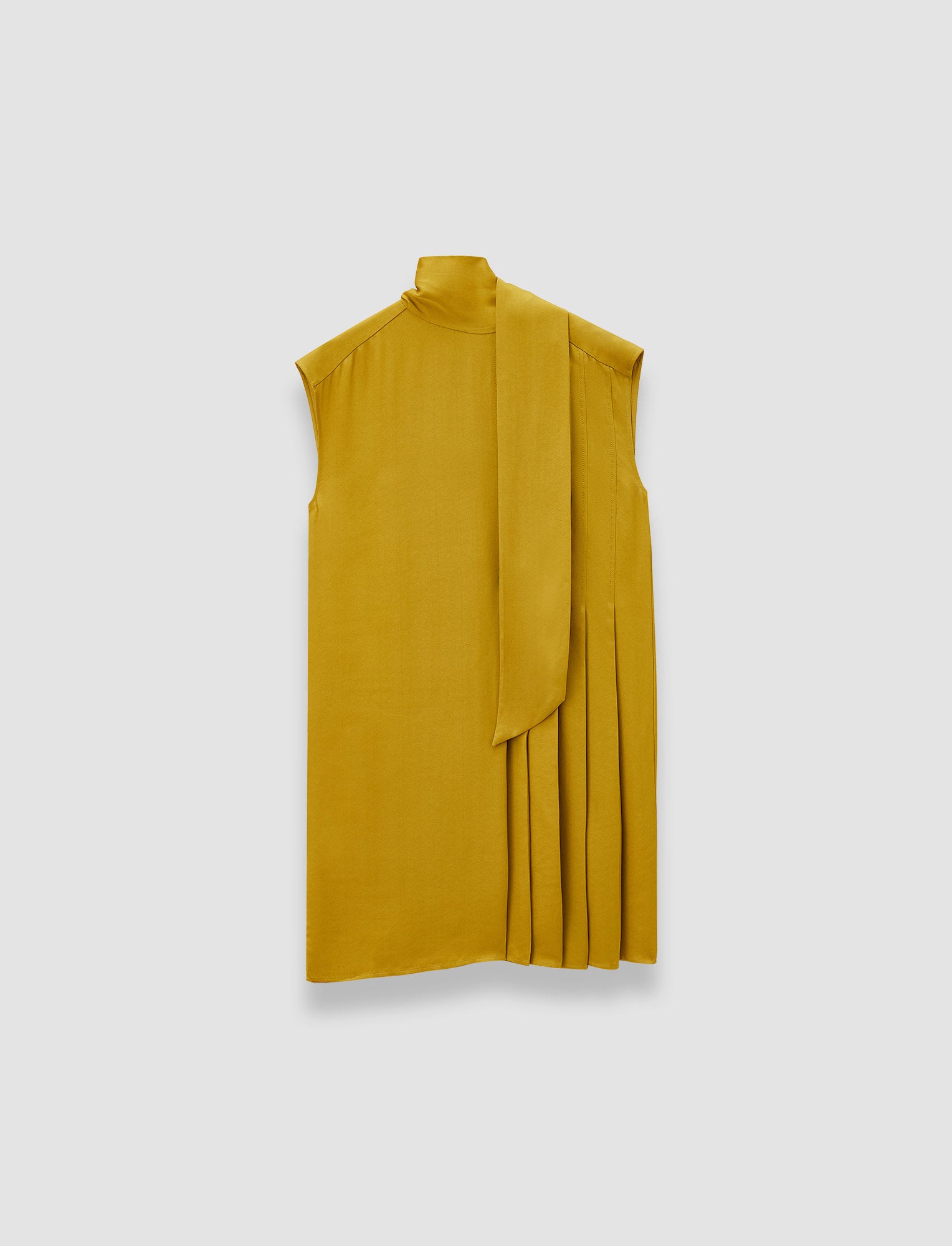 green-sandy-light-crepe-dress-JOSEPH