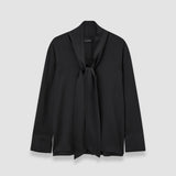 Black Adele Light Crepe Blouse - Joseph