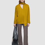 Green Adele Light Crepe Blouse - Joseph