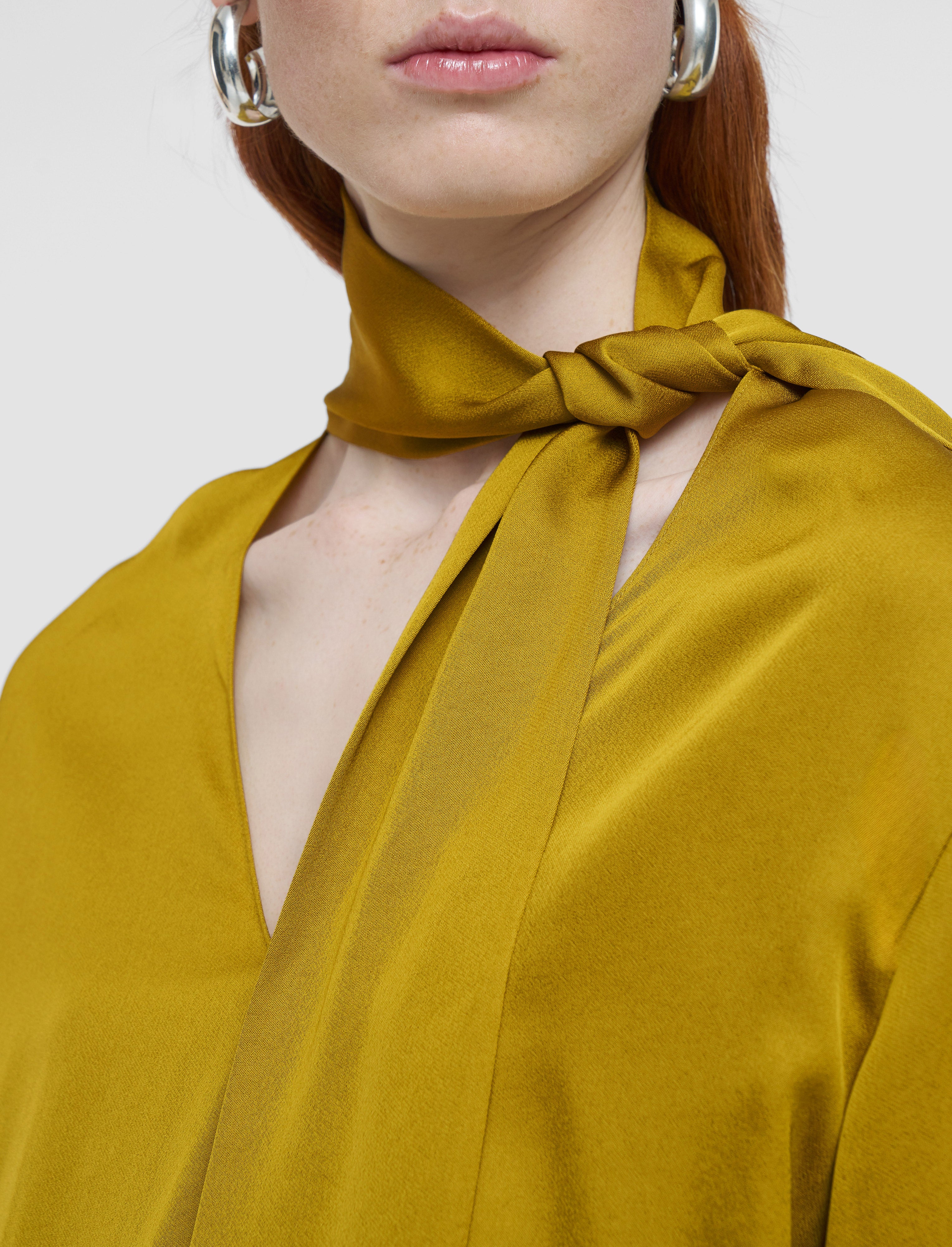 green-adele-light-crepe-blouse-JOSEPH