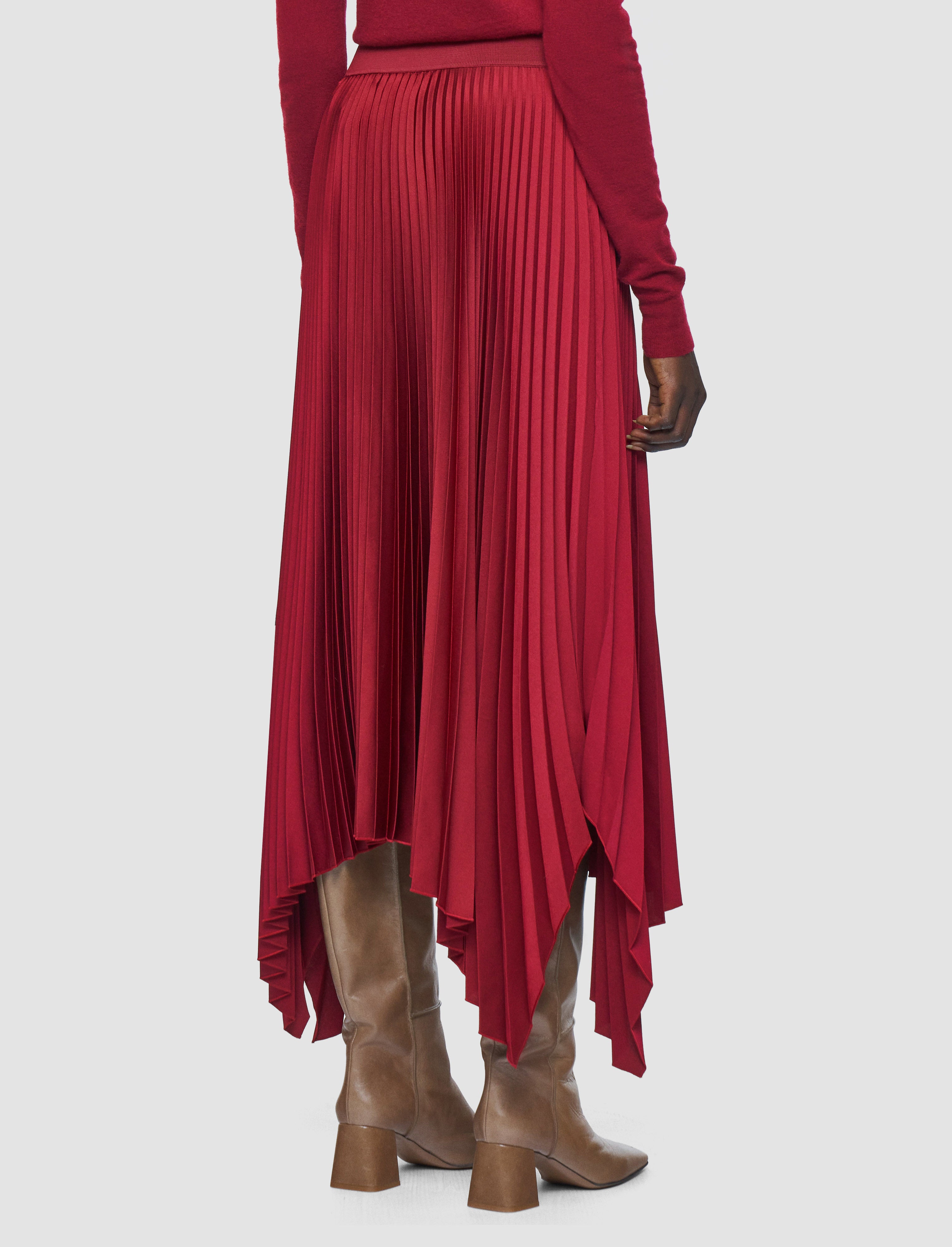 red-ade-knit-weave-plisse-skirt-JOSEPH