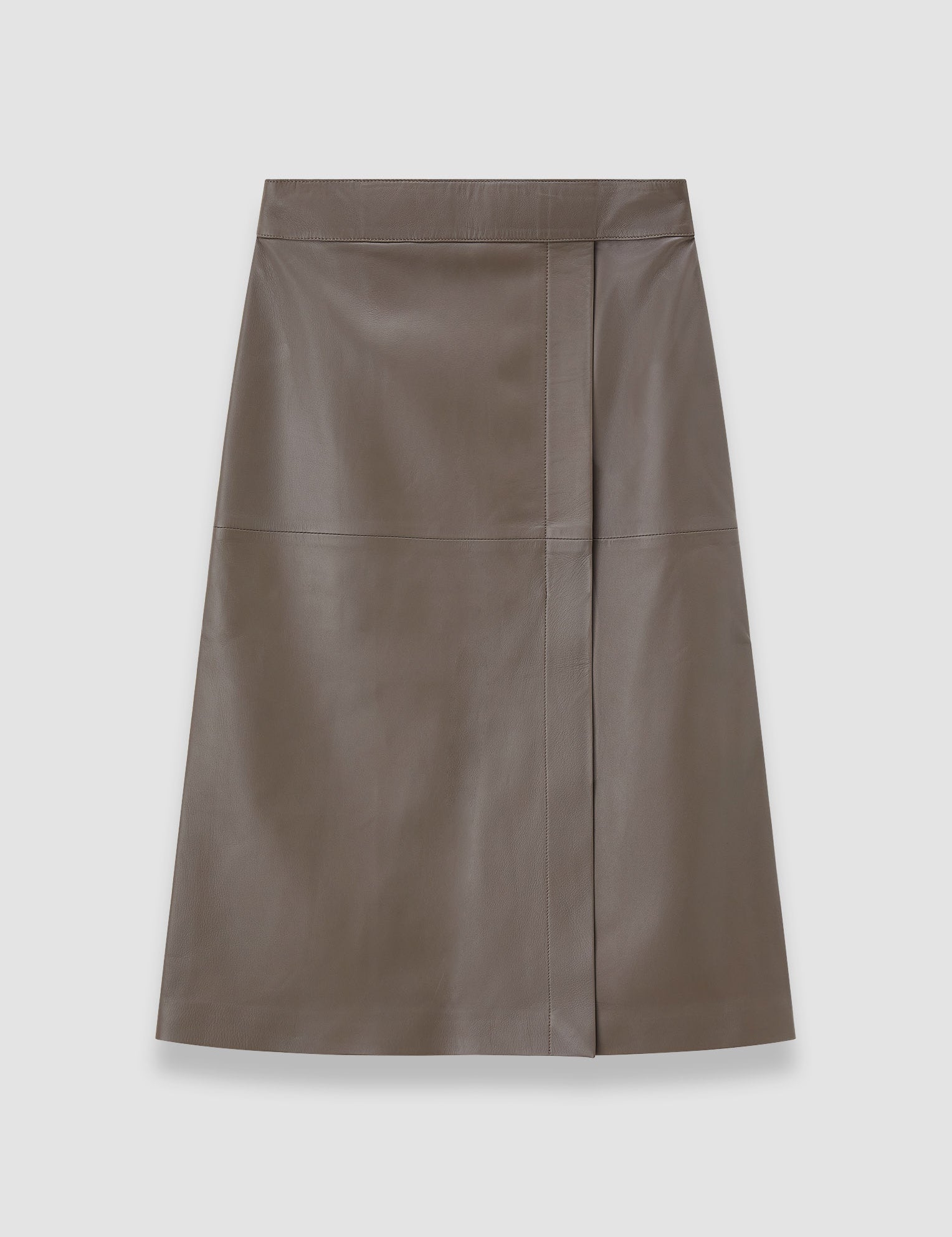 Brown Sèvres Nappa Leather Skirt - Joseph