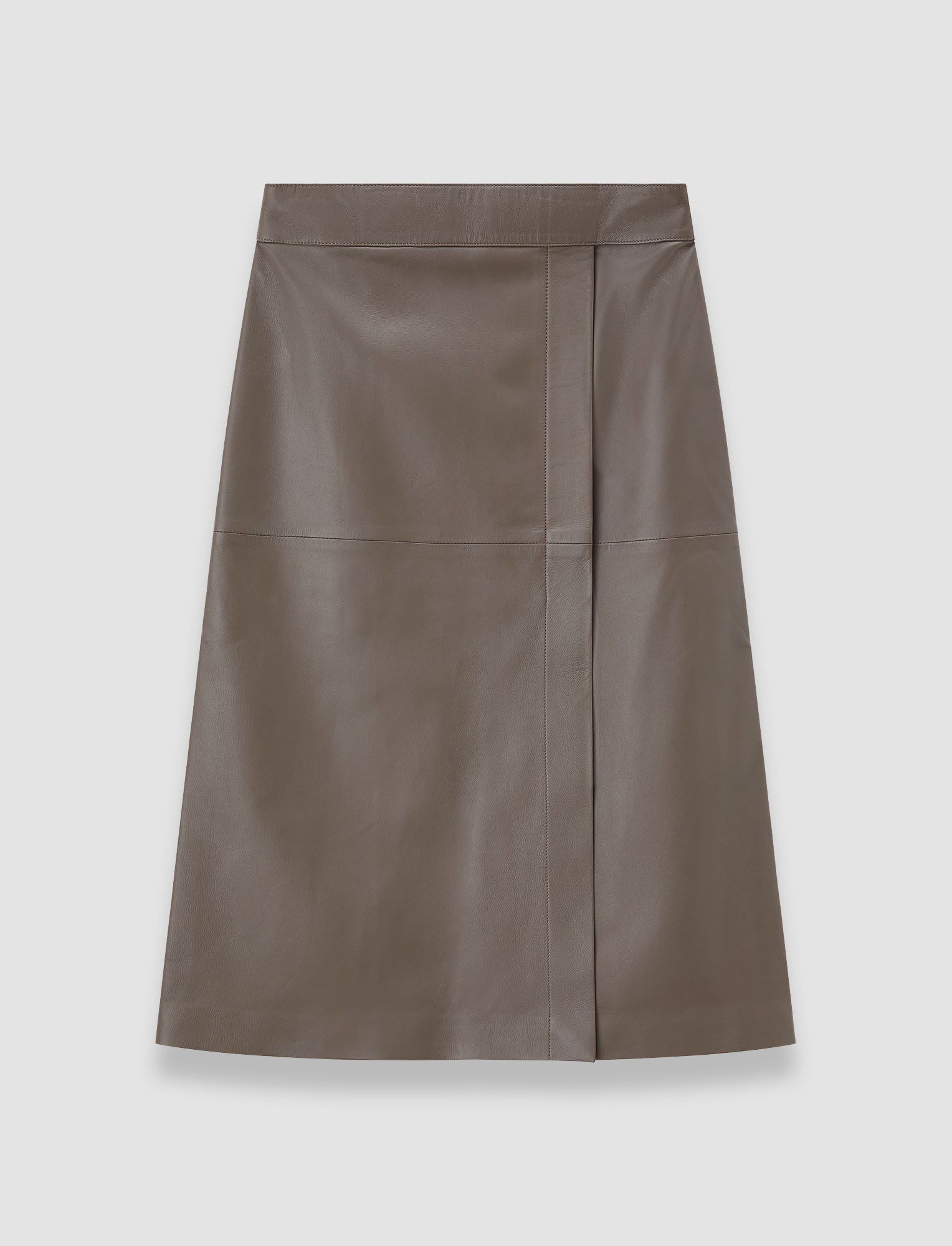 brown-sevres-nappa-leather-skirt-JOSEPH