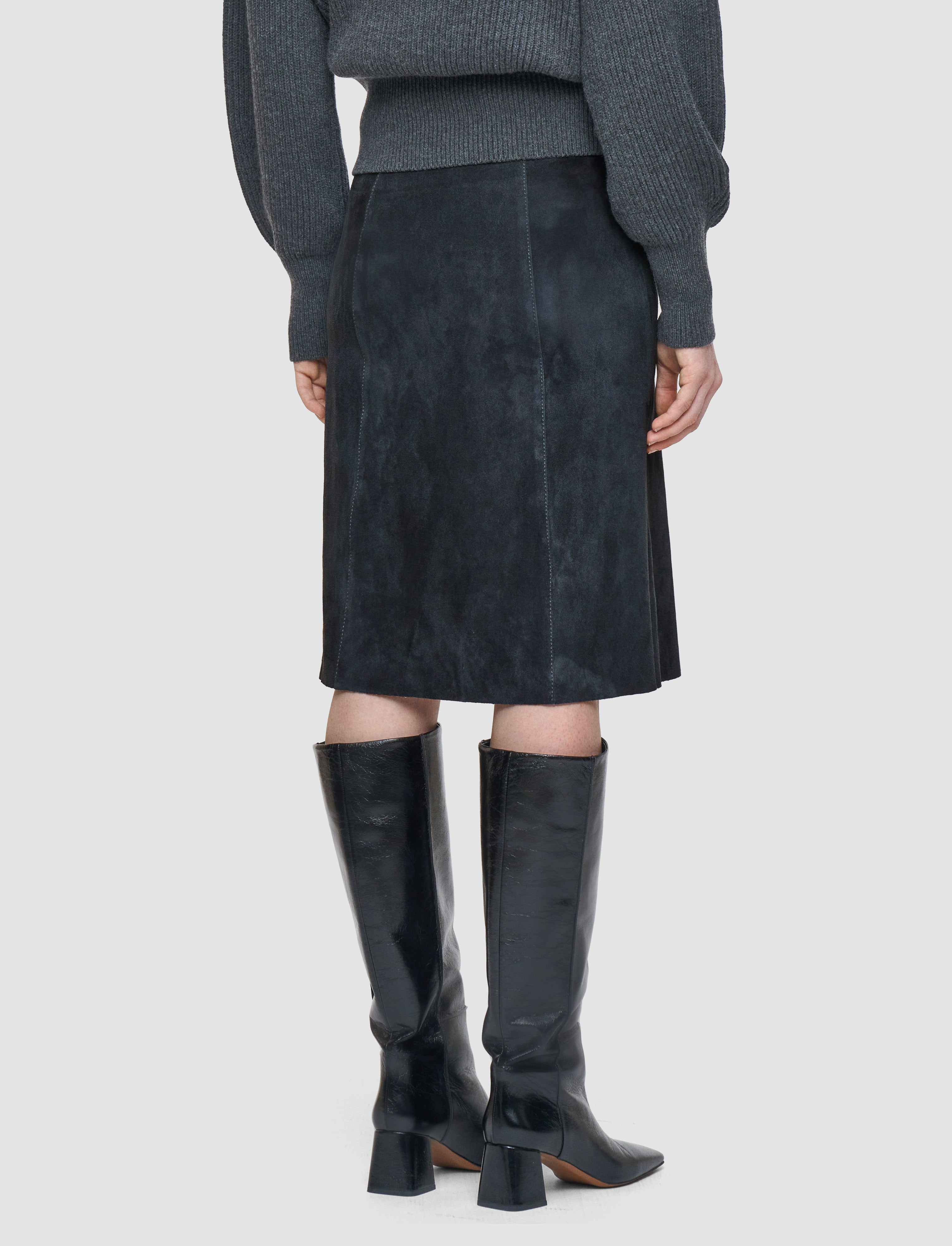 grey-nicole-suede-stretch-skirt-JOSEPH