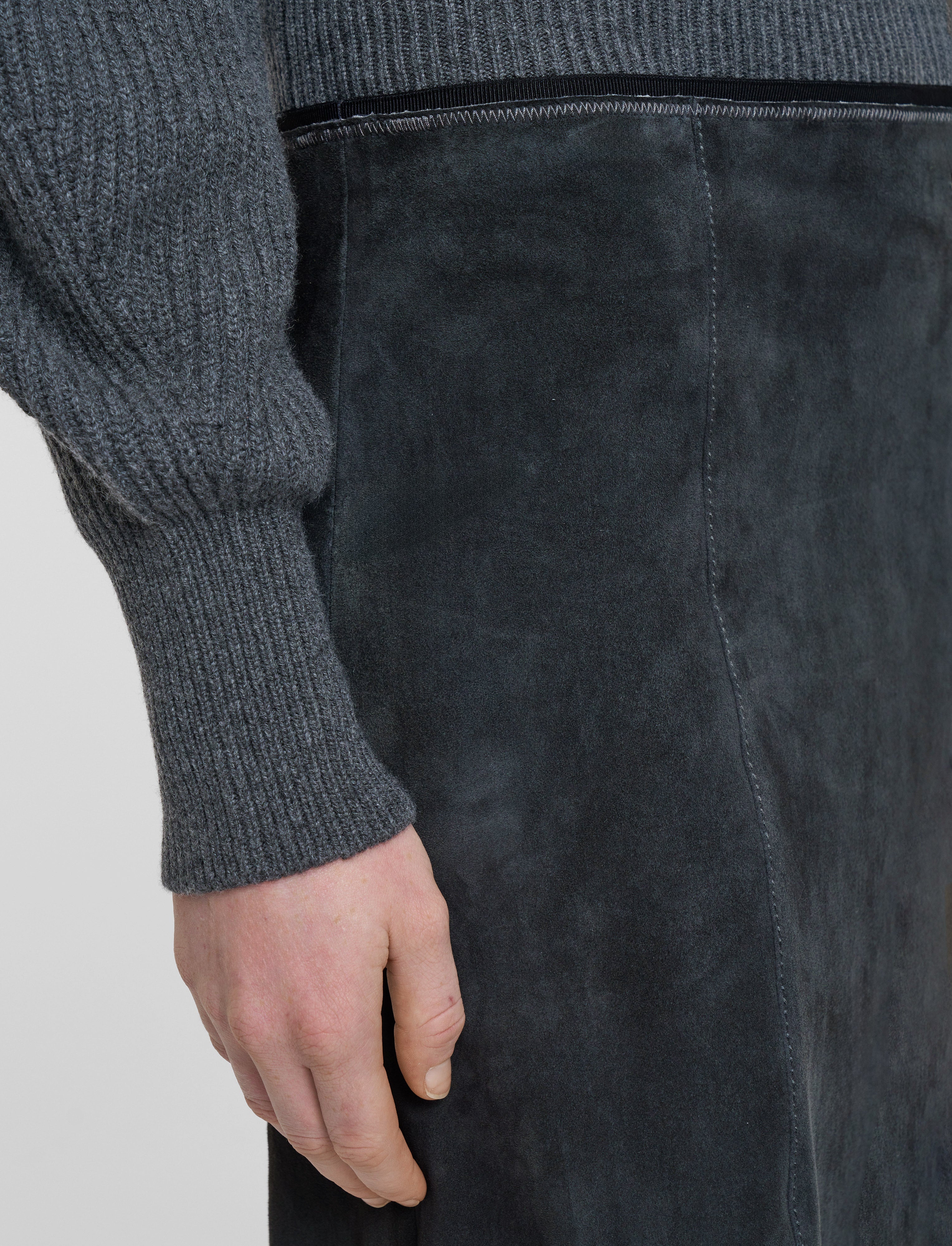 grey-nicole-suede-stretch-skirt-JOSEPH