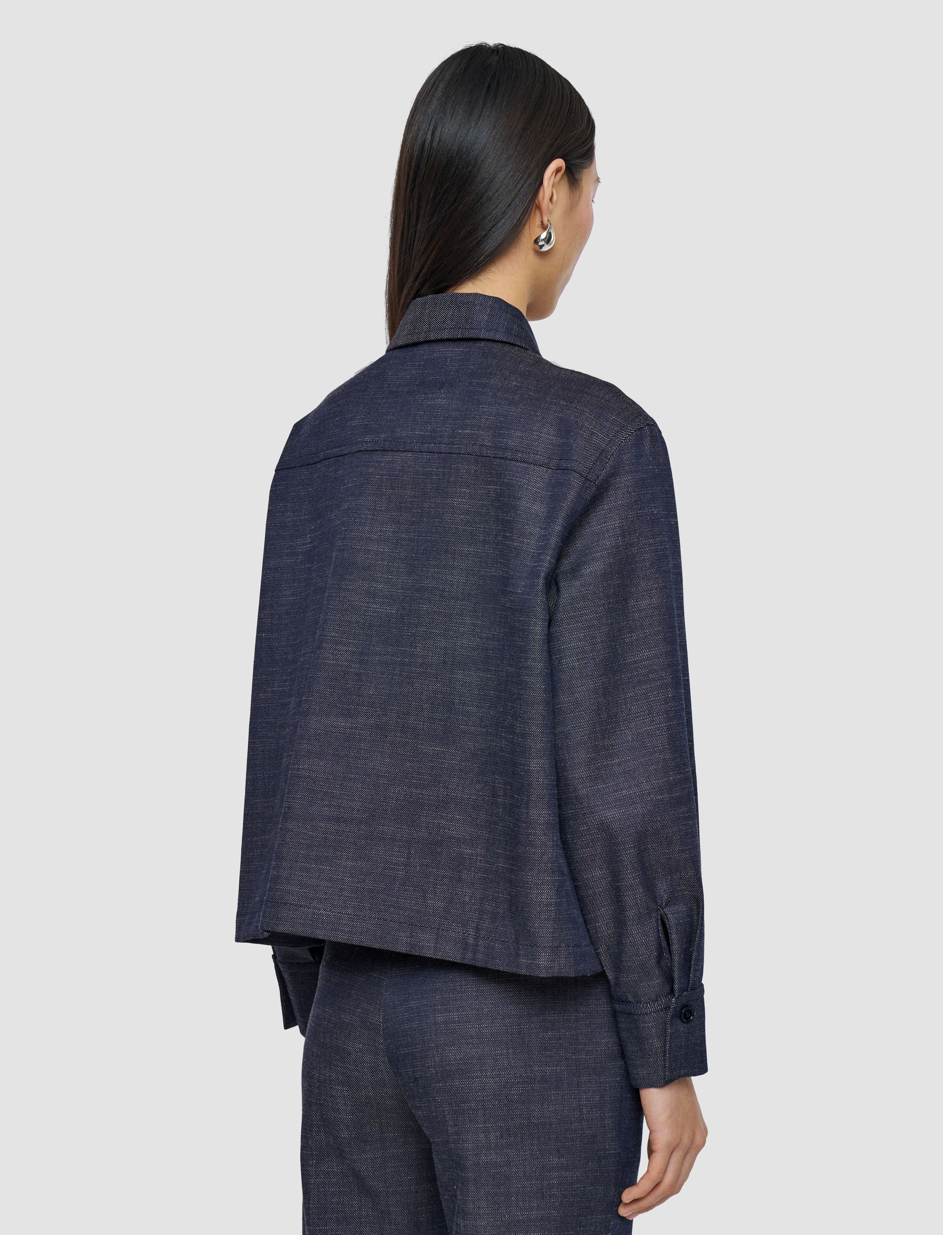 Blue Satia Sartorial Denim Shirt - Joseph