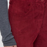 Red Duke Suede Stretch Trousers - Joseph
