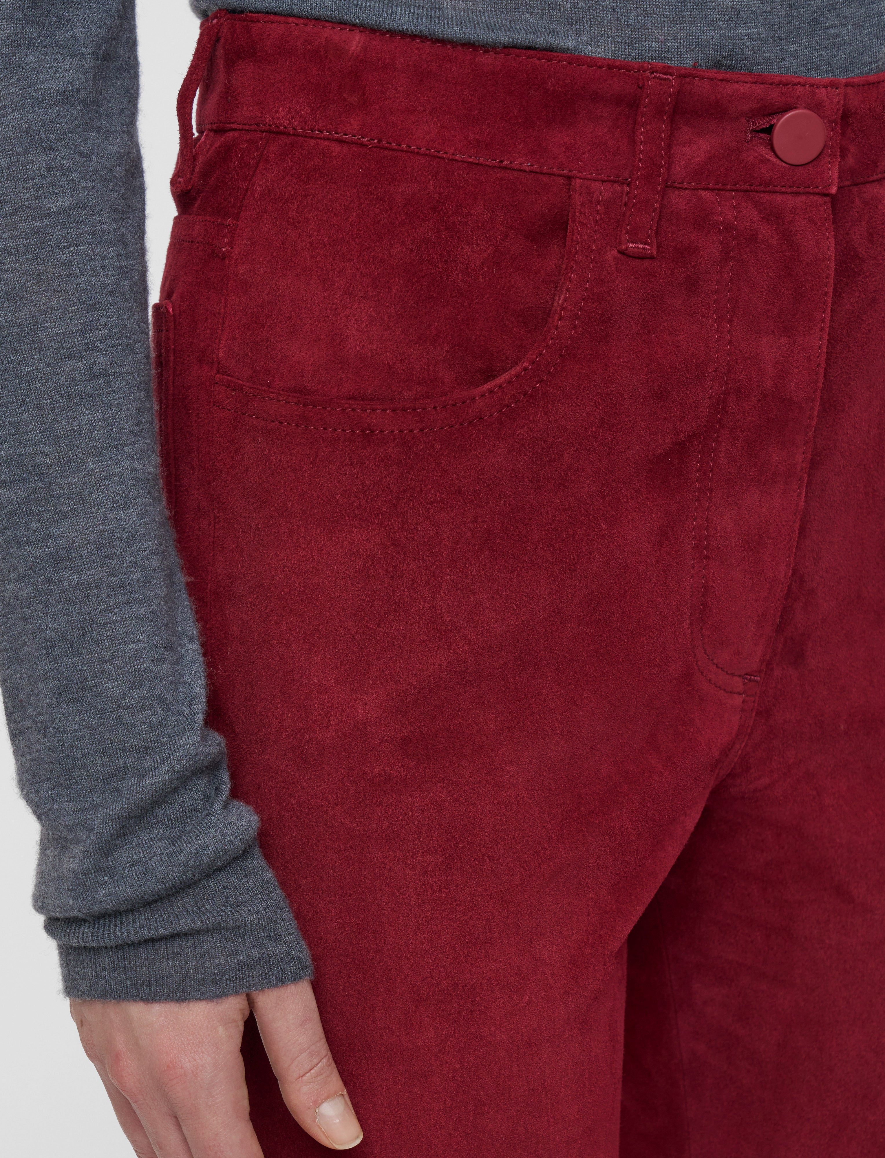 red-duke-suede-stretch-trousers-JOSEPH