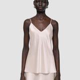 Pink Clea Silk Satin Camisole - Joseph