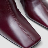 Red Heeled Patent Leather Ankle Boots - Joseph