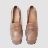 Brown Leather Penny Loafers - Joseph