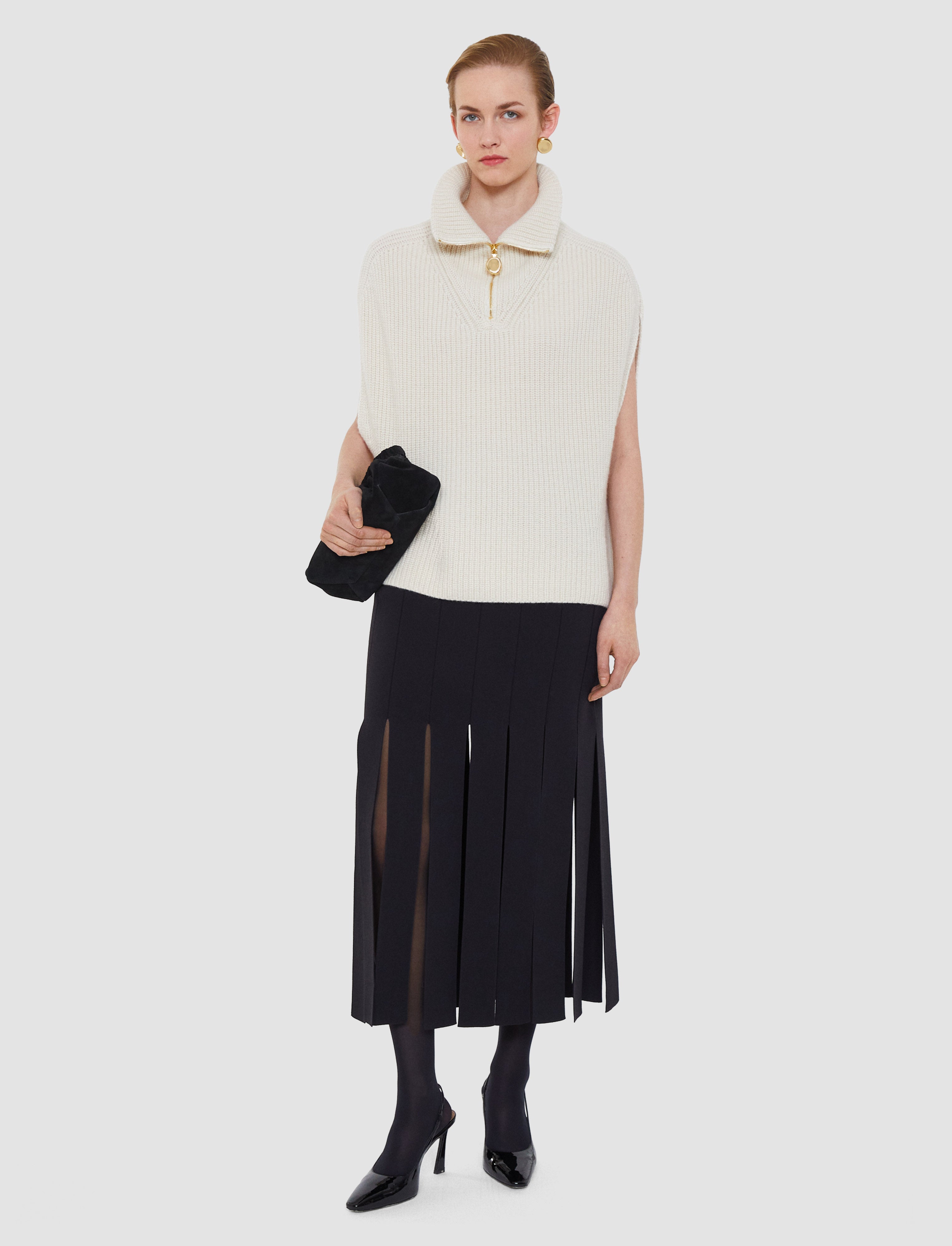 white-raffet-fisherman-rib-cashmere-vest-JOSEPH