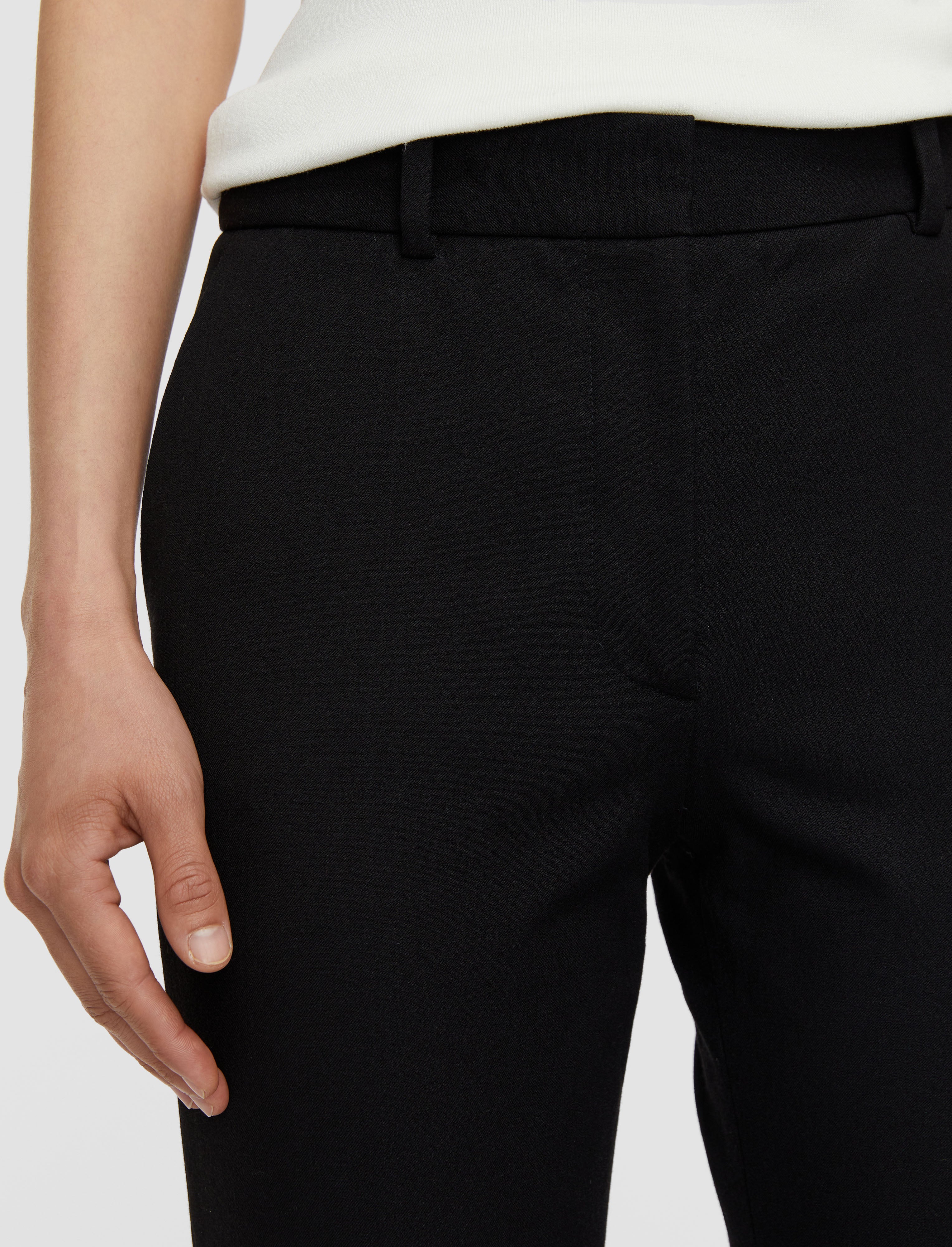 black-coleman-gabardine-stretch-trousers-JOSEPH