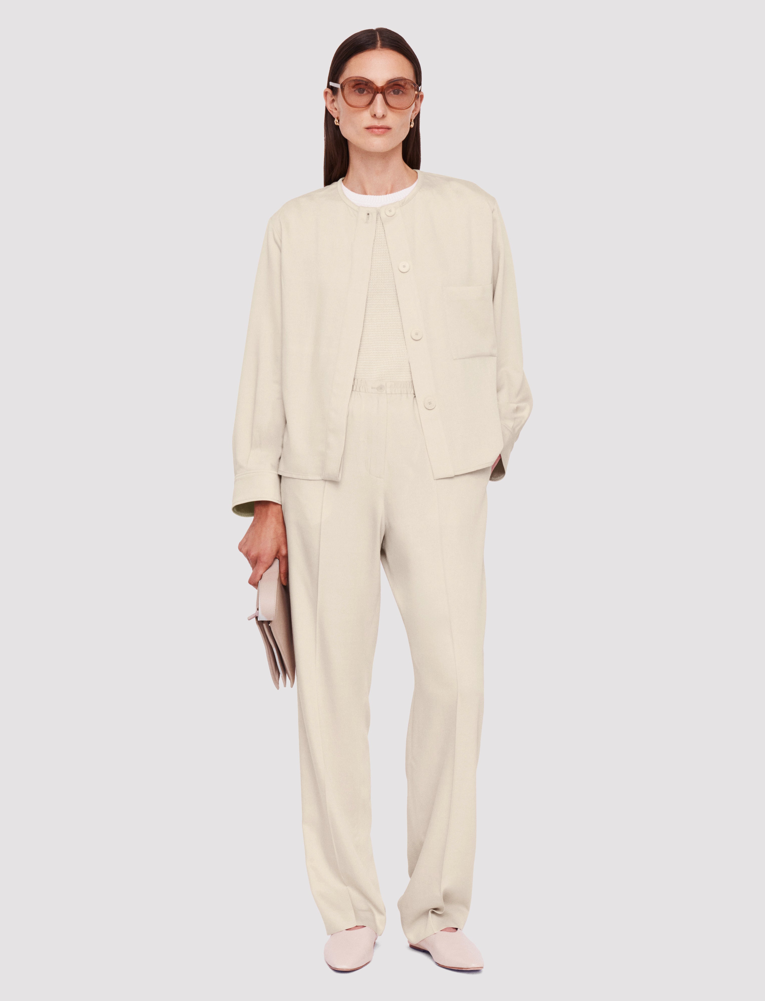 beige-vega-soft-viscose-tailoring-shirt-JOSEPH