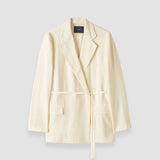 Amelot Pleat Jacquard Jacket