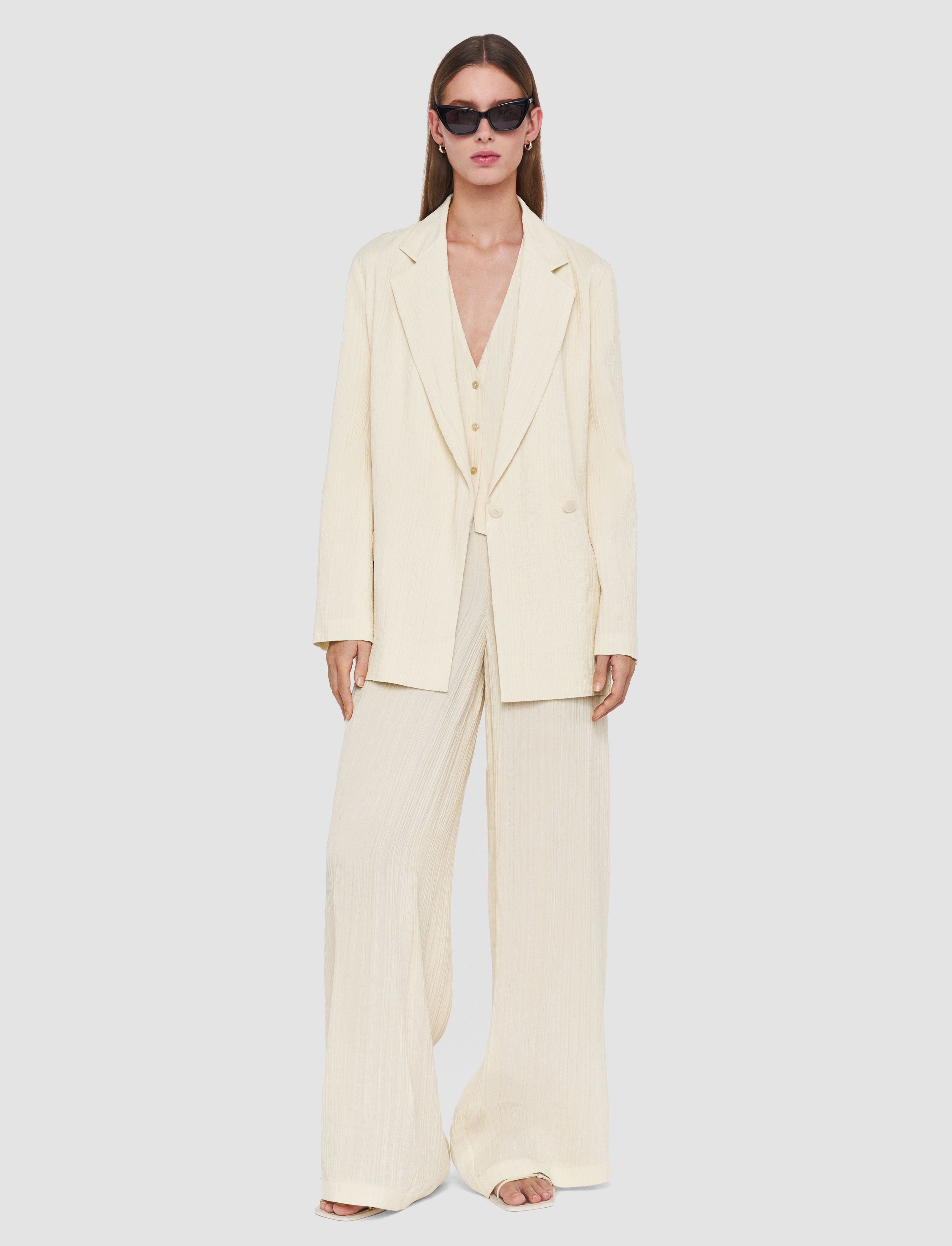 white-amelot-pleat-jacquard-jacket-JOSEPH