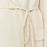 White Amelot Pleat Jacquard Jacket - Joseph