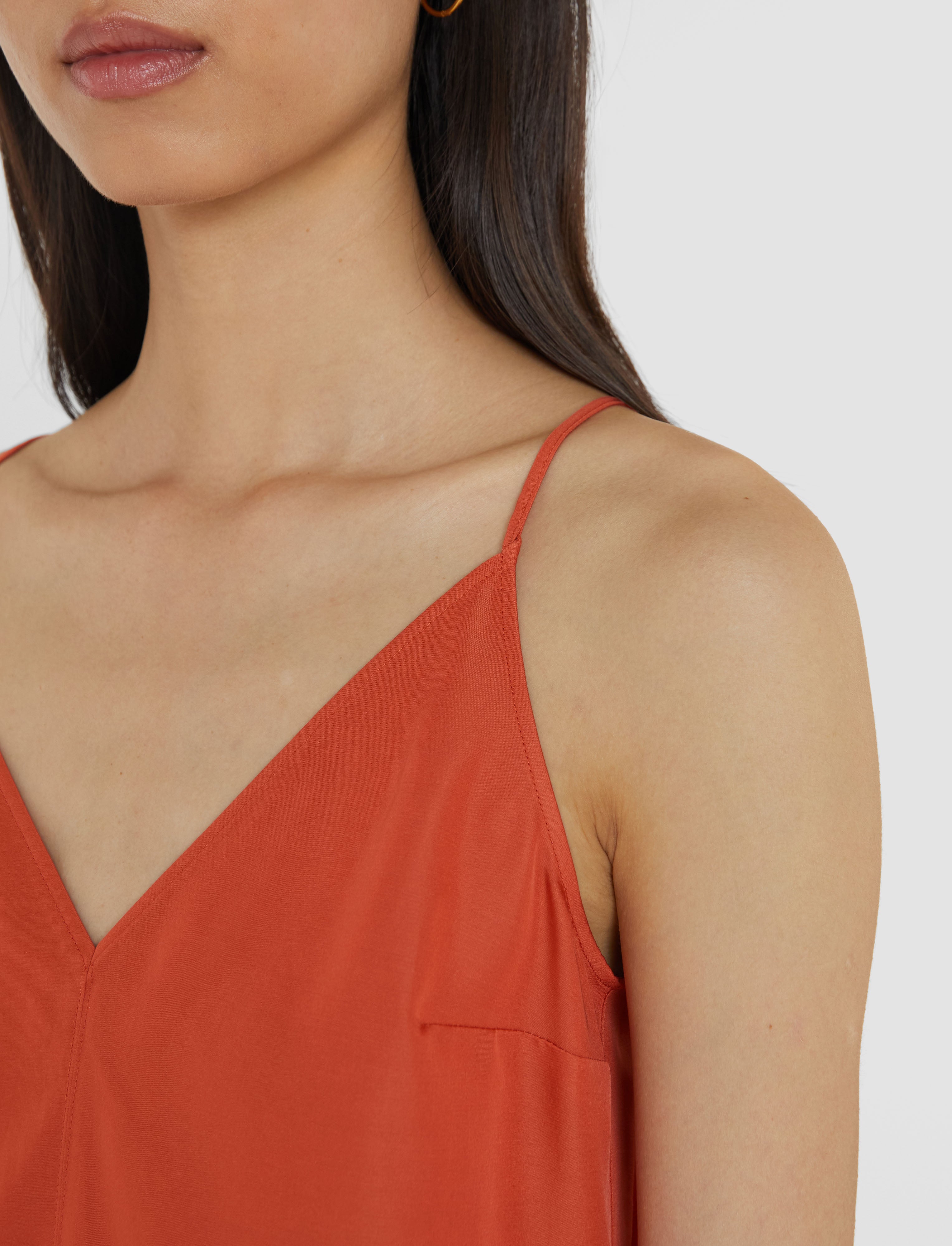 orange-aragon-soft-cotton-silk-top-JOSEPH
