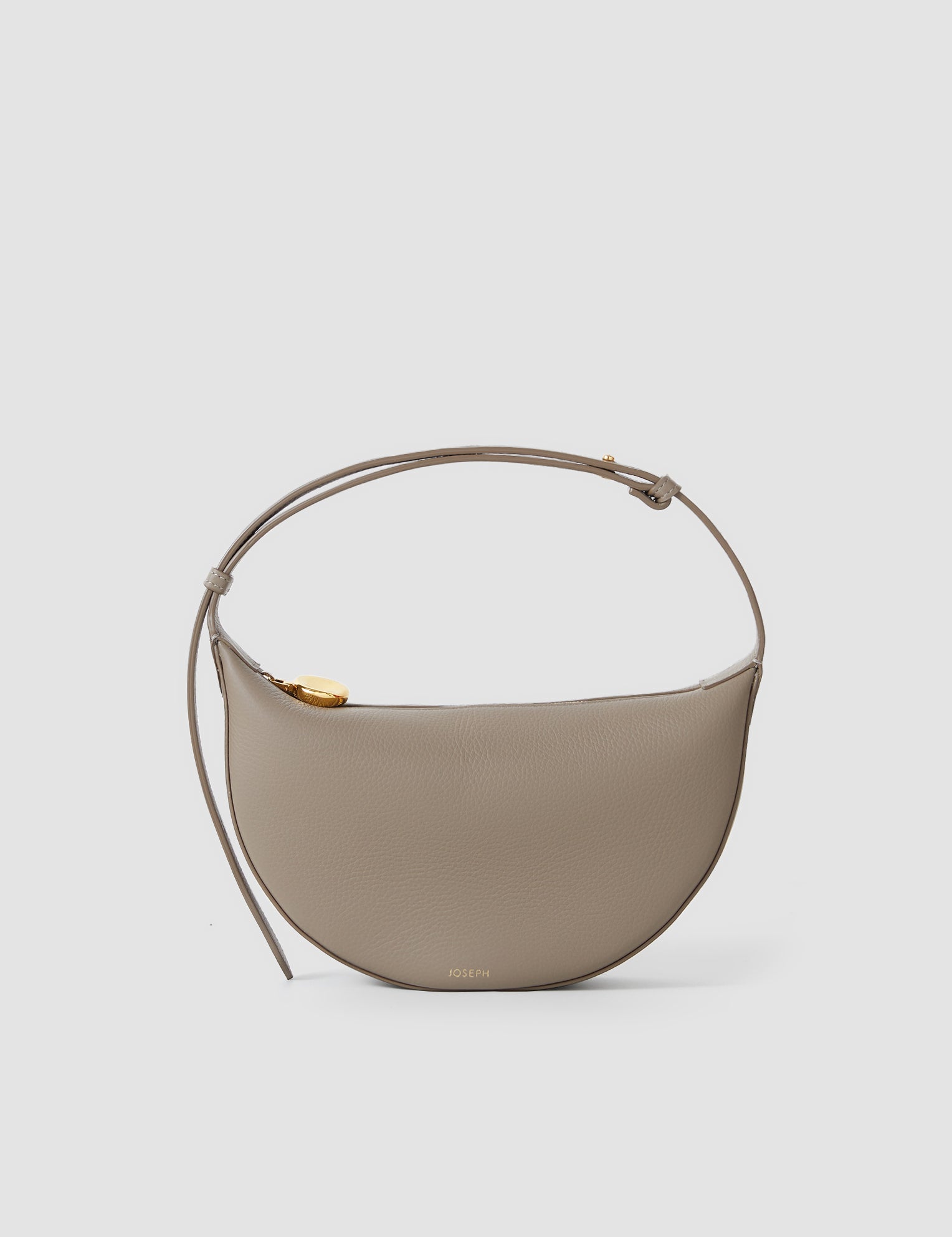 Brown Bean Leather Bag - Joseph