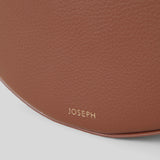Brown Bean Leather Bag - Joseph