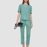 Blue Bing Court Light Gabardine Stretch Trousers - Joseph