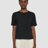 Black Brunet Habotai Silk Top - Joseph