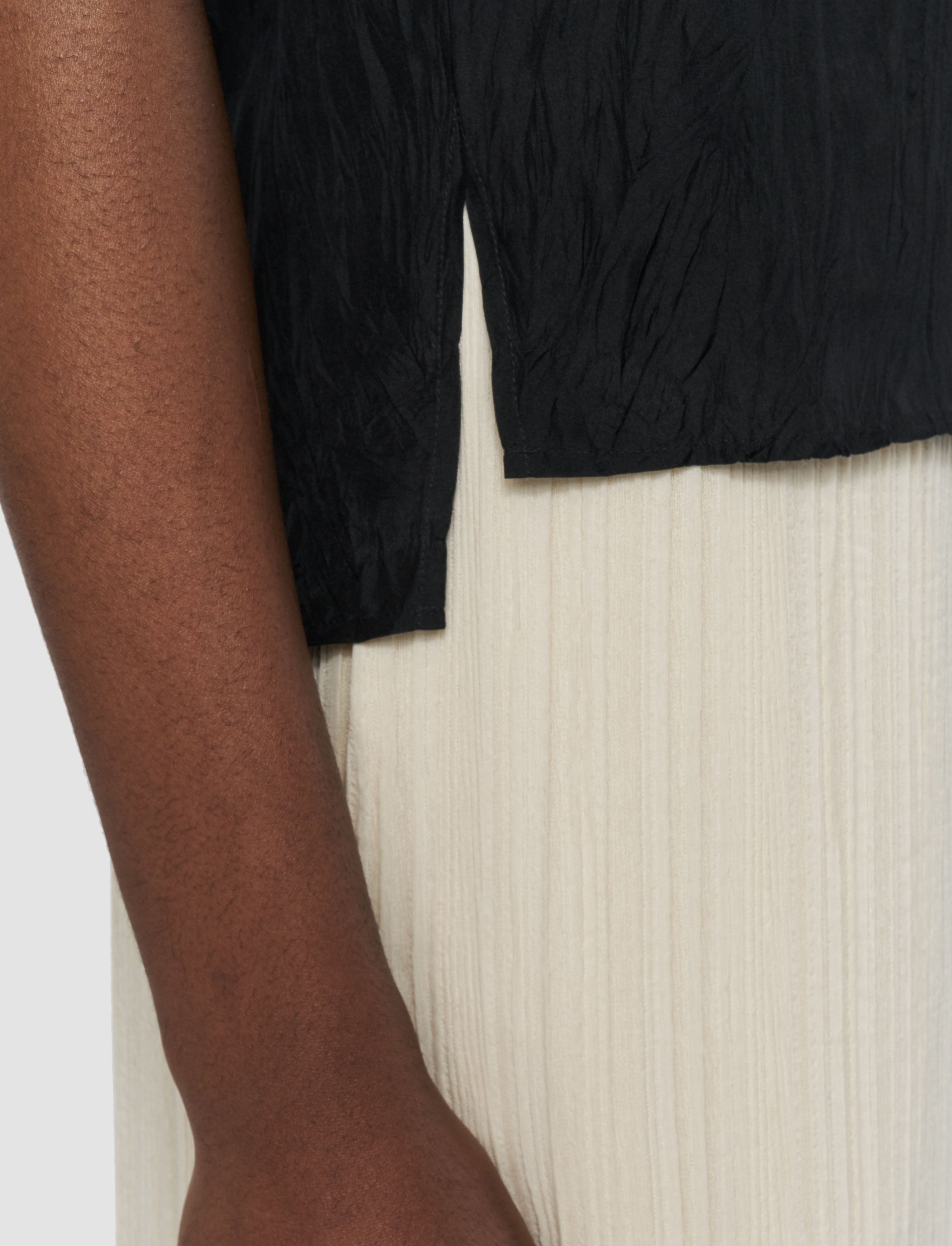black-brunet-habotai-silk-top-JOSEPH