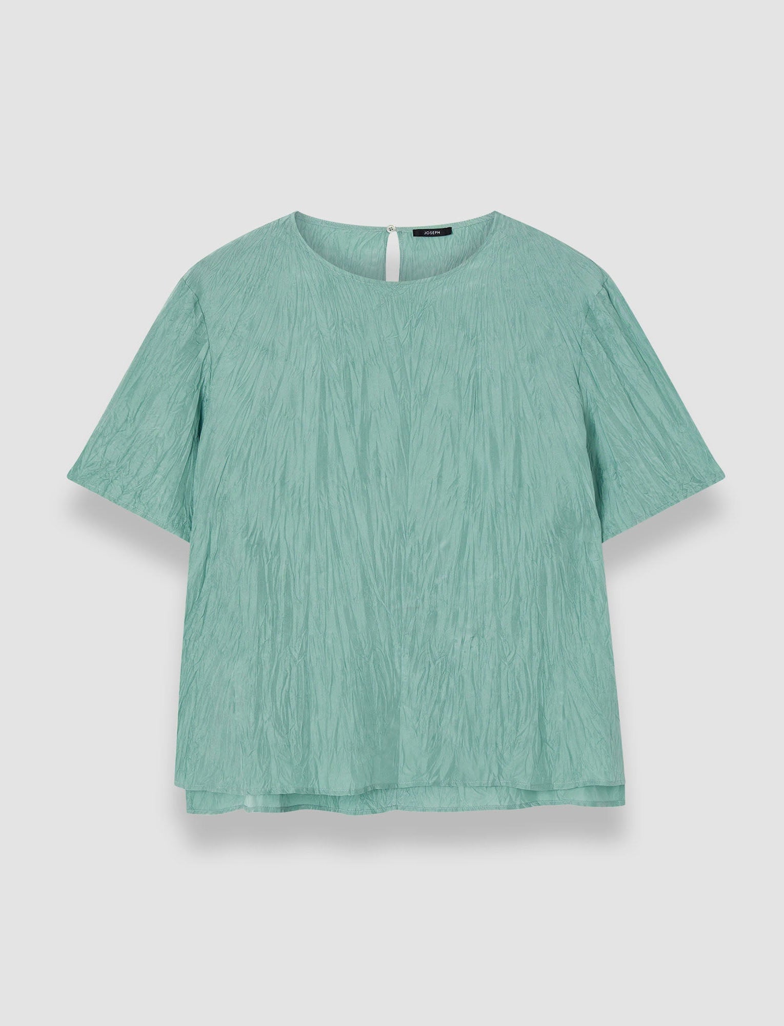 blue-brunet-habotai-silk-top-JOSEPH