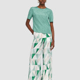 Blue Brunet Habotai Silk Top - Joseph