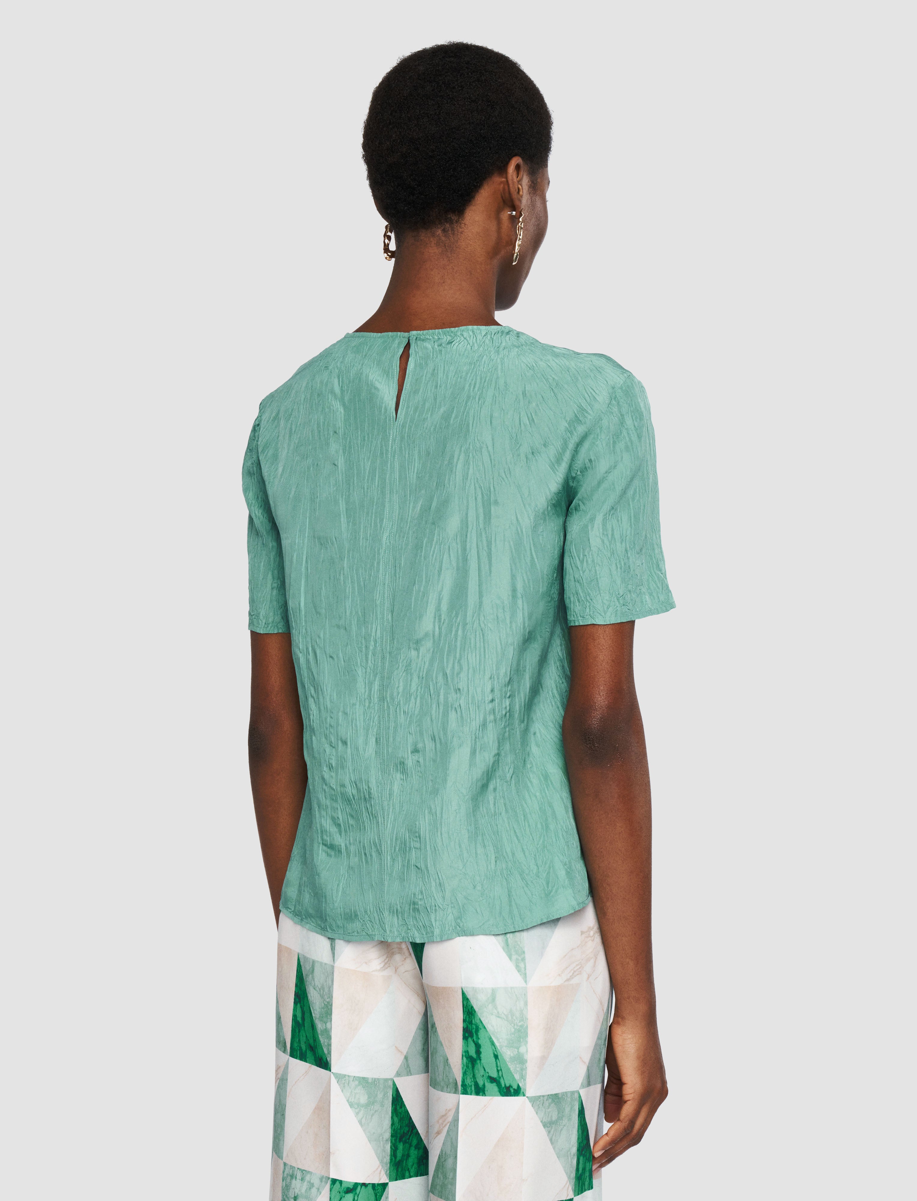 blue-brunet-habotai-silk-top-JOSEPH