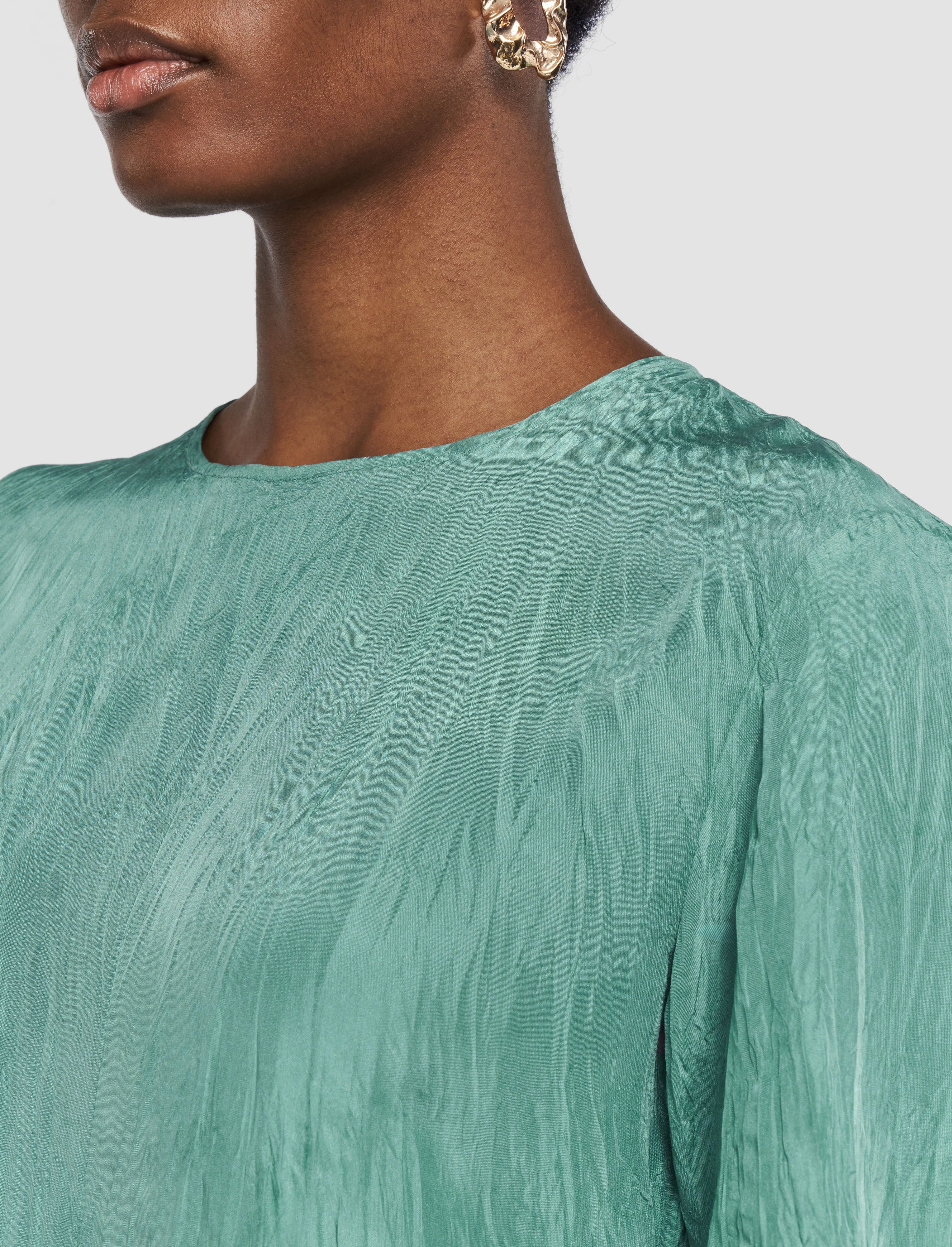 blue-brunet-habotai-silk-top-JOSEPH