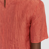 Orange Brunet Habotai Silk Top - Joseph