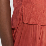 Orange Brunet Habotai Silk Top - Joseph
