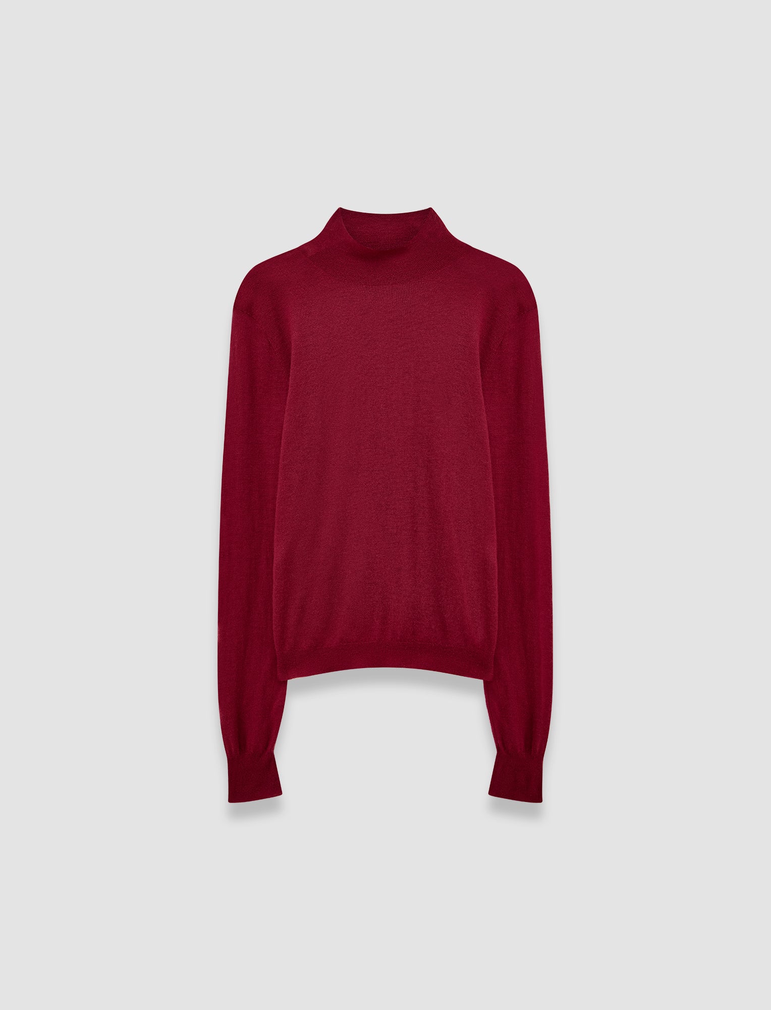 rouge-pull-col-montant-en-cashair-JOSEPH