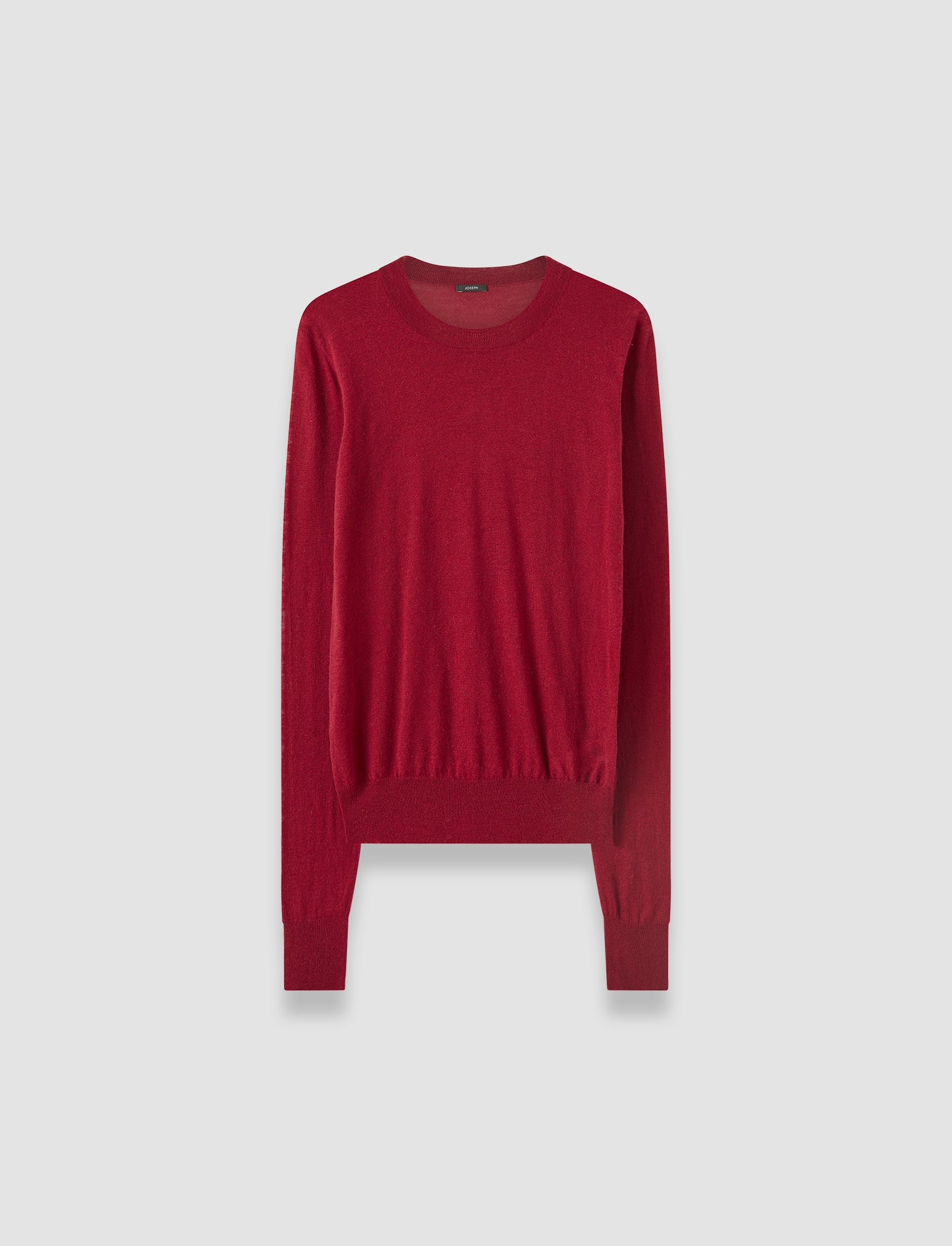 red-cashair-round-neck-jumper-JOSEPH