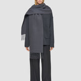 Grey Cecile Wool Scarf - Joseph