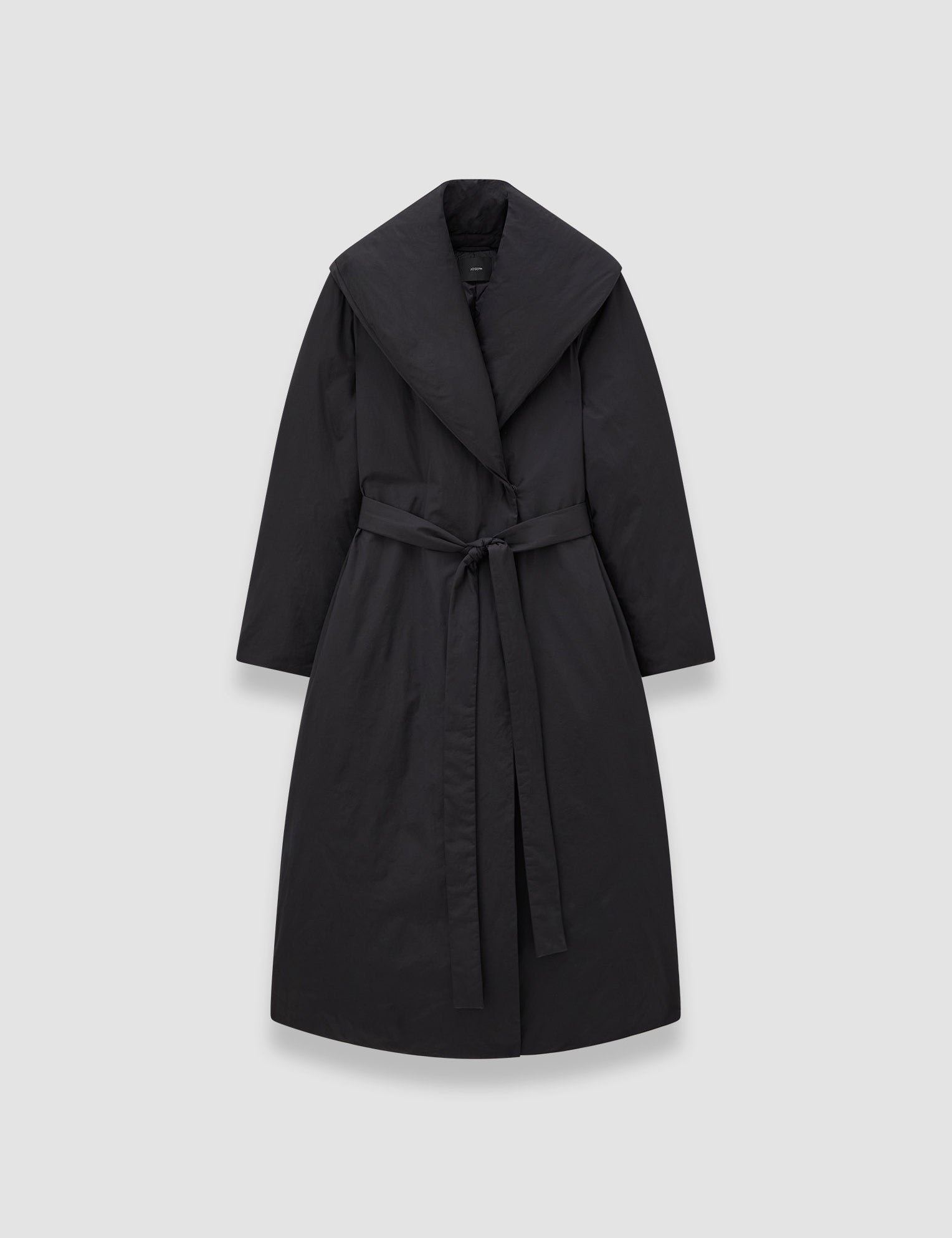 Black Charlot Padded Duck Down Coat - Joseph