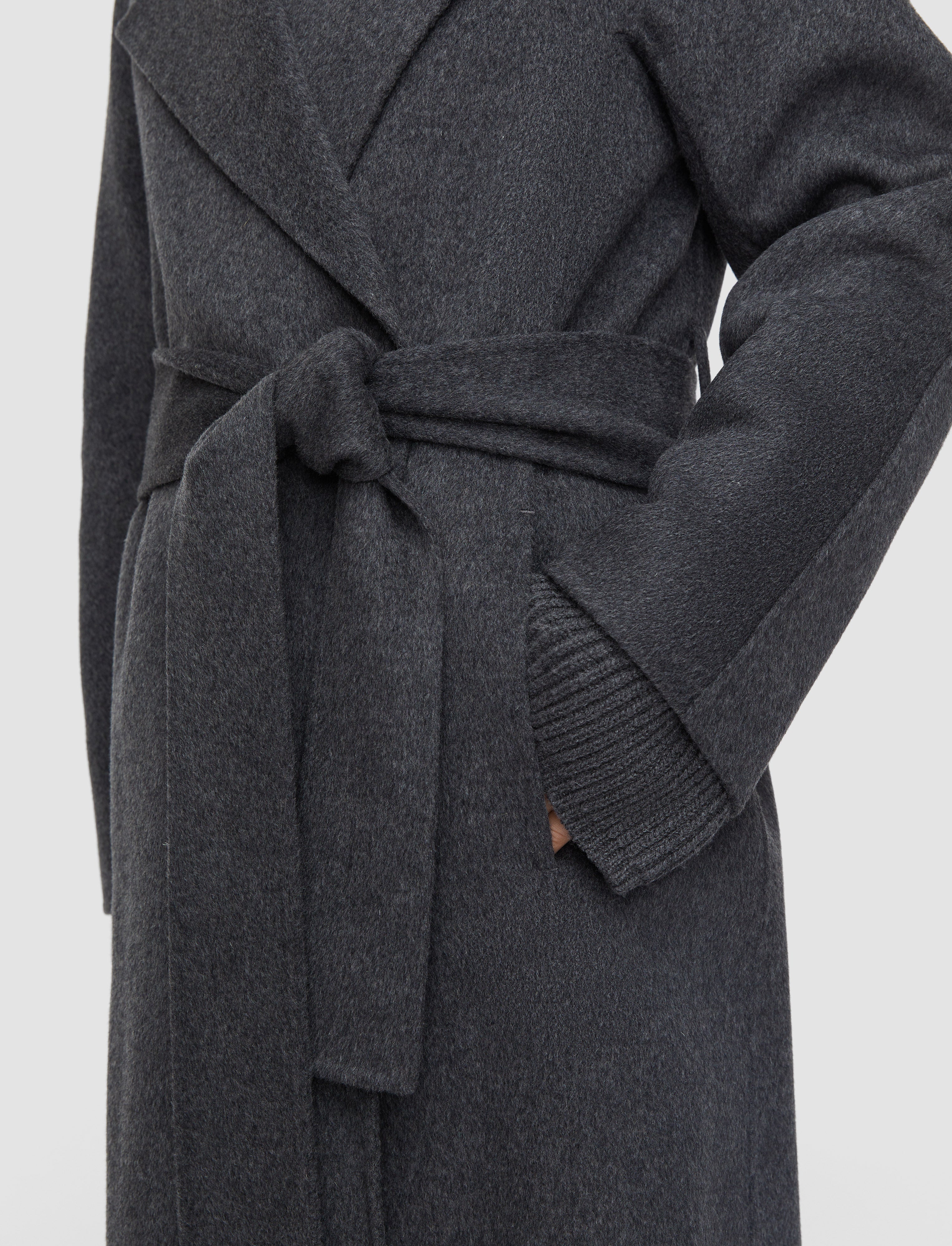 グレー-costa-double-face-cashmere-コート-JOSEPH
