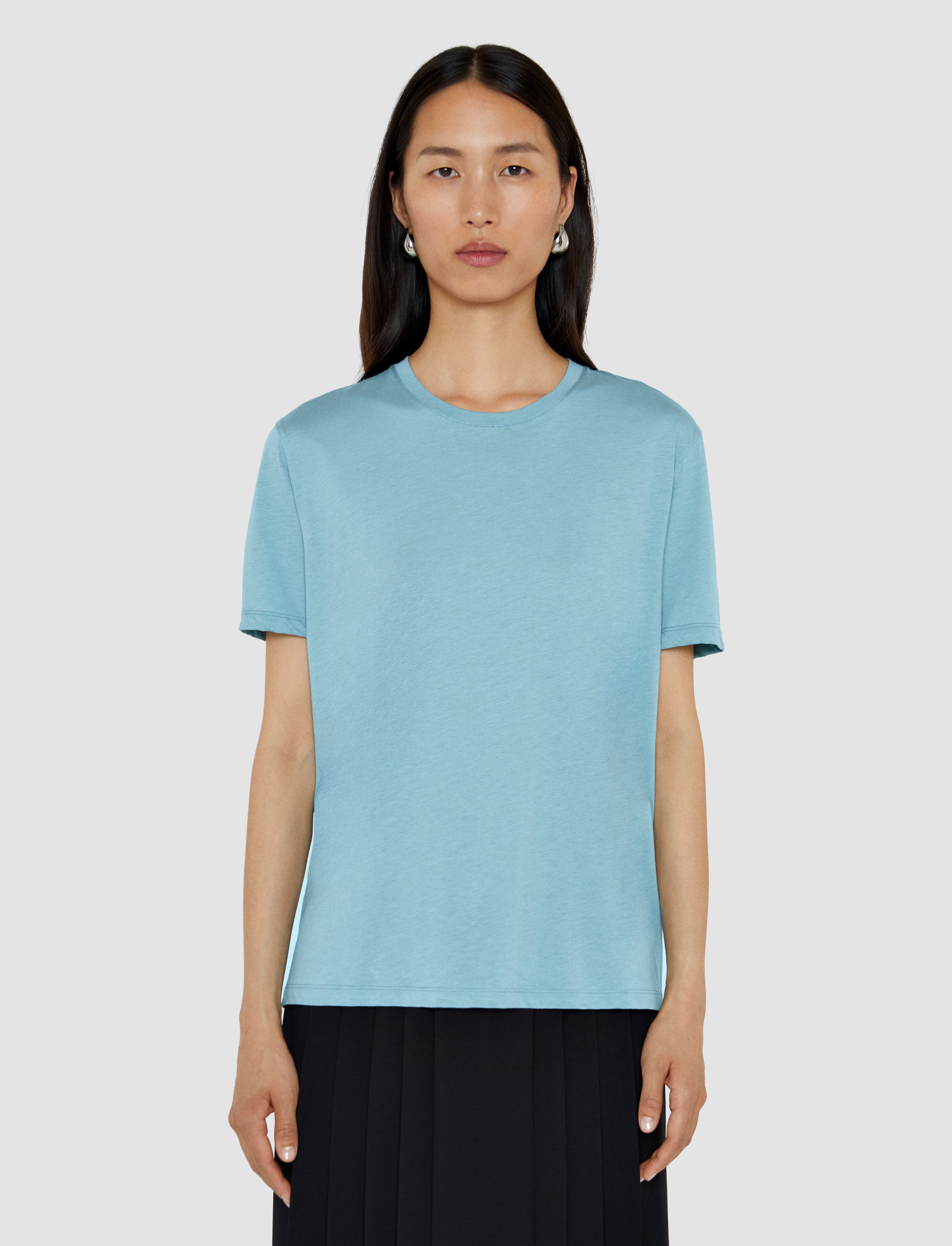 blue-cotton-silk-jersey-t-shirt-JOSEPH