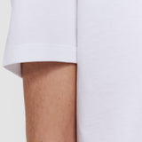 White Cotton Silk Jersey T-Shirt - Joseph