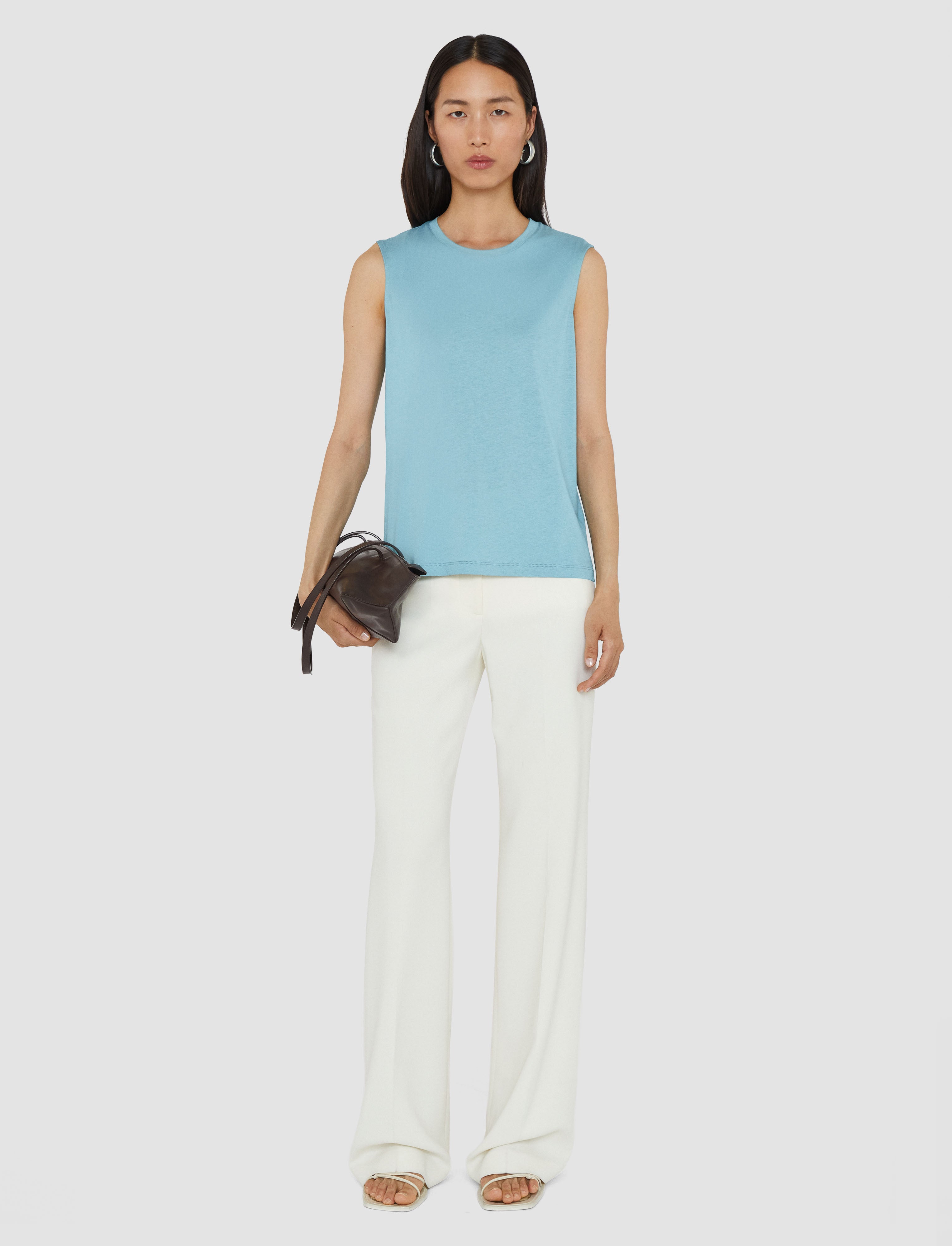 blue-cotton-silk-jersey-tank-top-JOSEPH