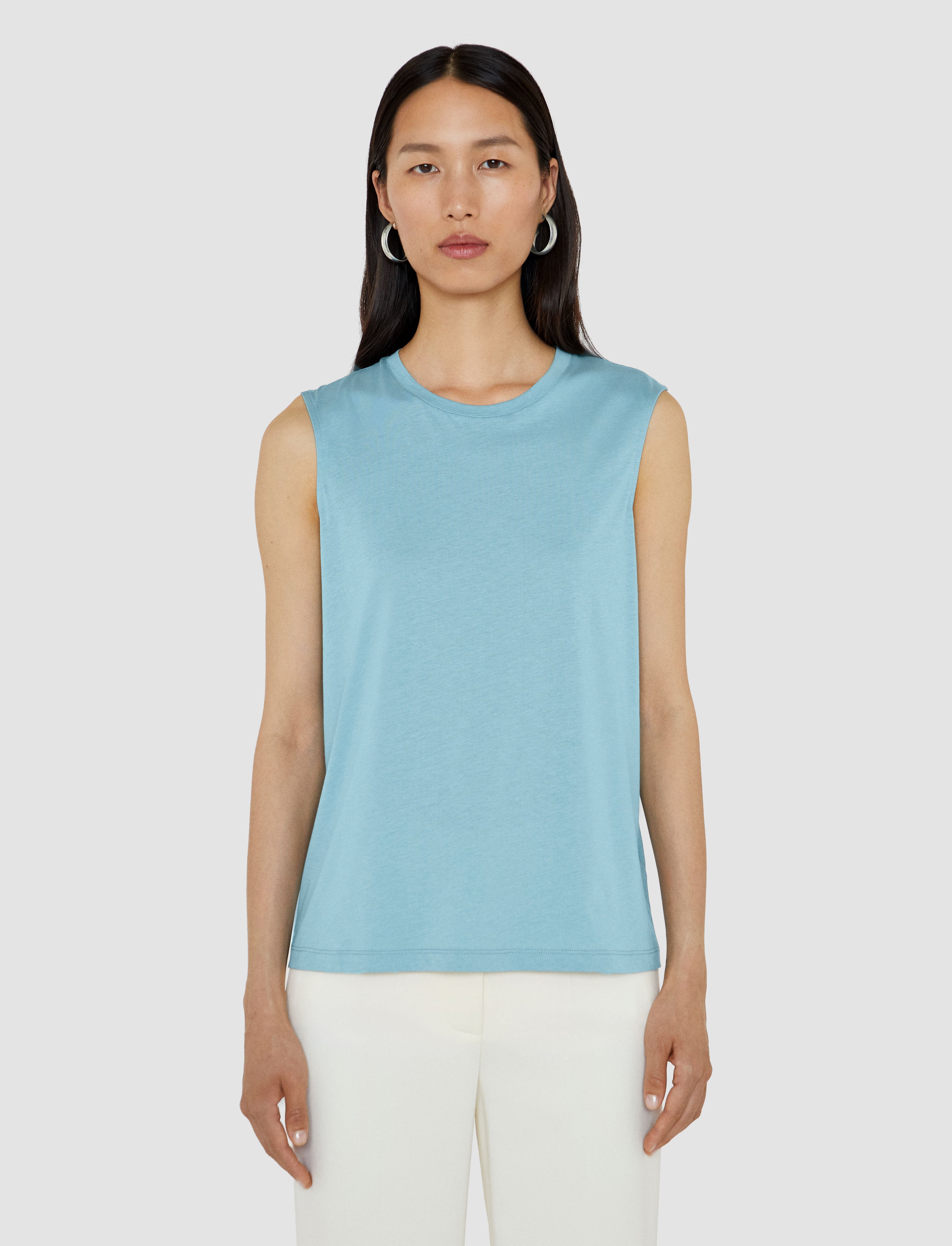 blue-cotton-silk-jersey-tank-top-JOSEPH