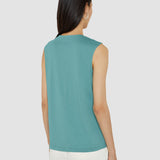 Cotton Silk Jersey Tank Top