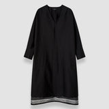 Black Dalamo Cotton Blend Dress - Joseph