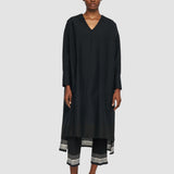Black Dalamo Cotton Blend Dress - Joseph
