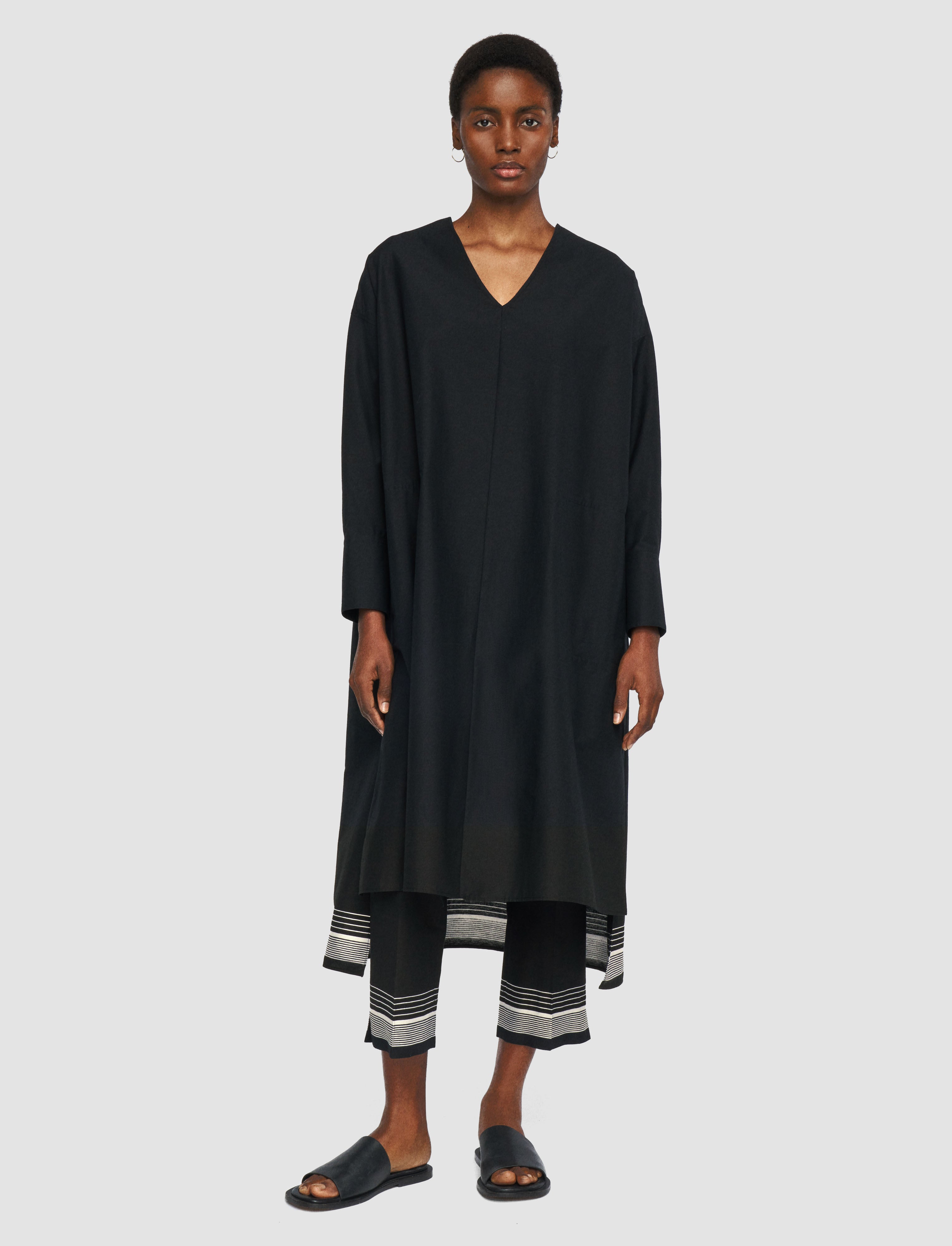 black-dalamo-cotton-blend-dress-JOSEPH