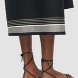 Black Dalamo Cotton Blend Dress - Joseph