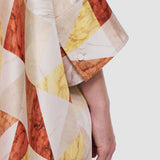 Multicolour Dania Marble Print Dress - Joseph