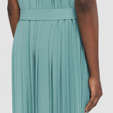 Blue Davide Airy Plissé Dress - Joseph